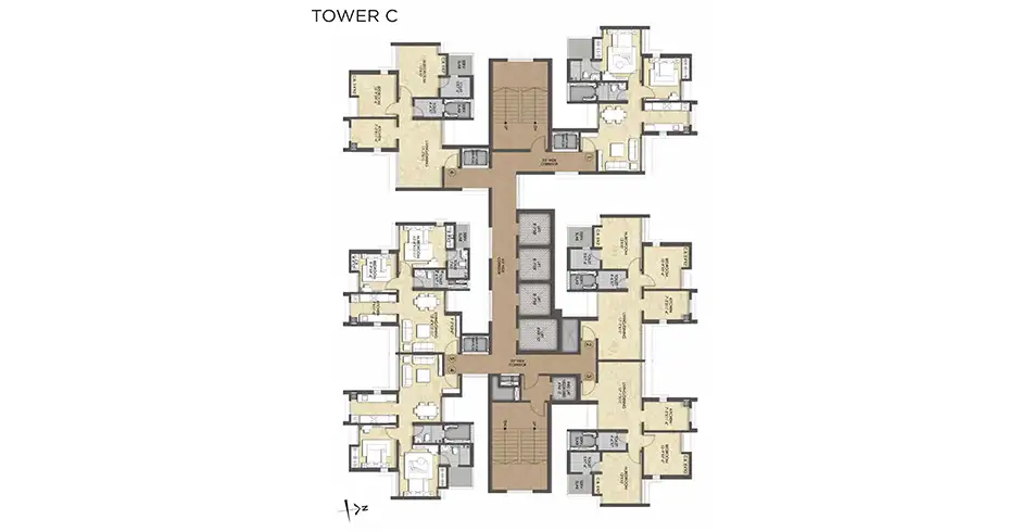 Raymond Realty Pokhran Road Floor Plans