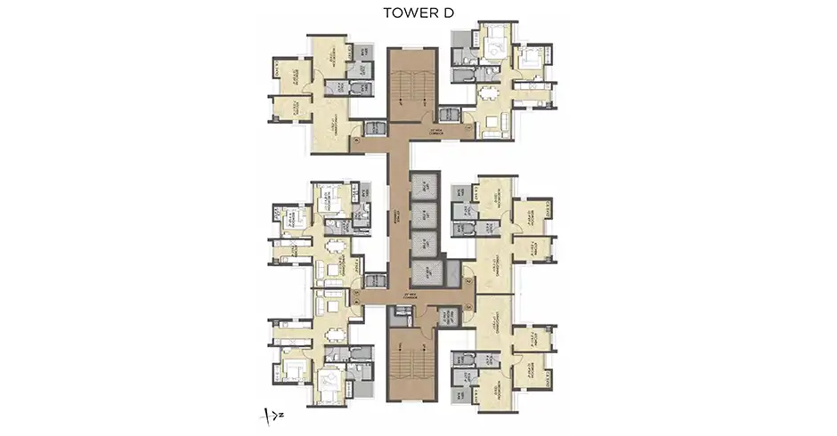 Raymond Realty Pokhran Road Floor Plans